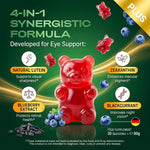 NaturElan Blueberry Lutein Gummies – 11 Key Nutrients for Eye Health, Kids & Adults