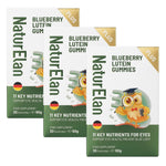 NaturElan Blueberry Lutein Gummies – 11 Key Nutrients for Eye Health, Kids & Adults