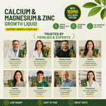 NaturElan Calcium Magnesium Zinc Growth Liquid – Daily Bone & Height Support for Kids