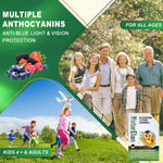 NaturElan Blueberry Lutein Gummies – 11 Key Nutrients for Eye Health, Kids & Adults
